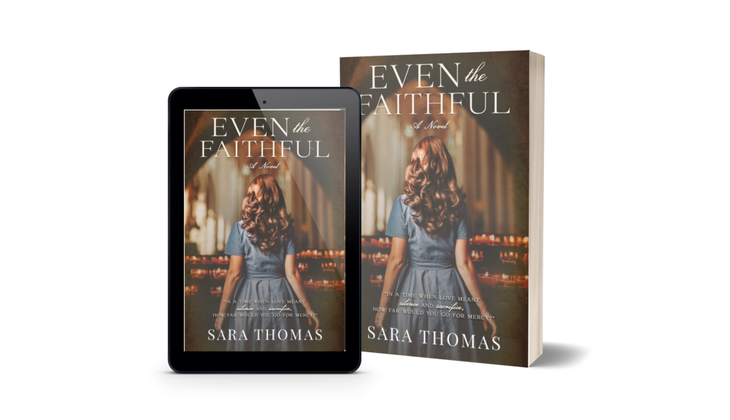 Cover art for Even the Faithful by author Sara Thomas